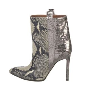 Paris Texas leather python boots